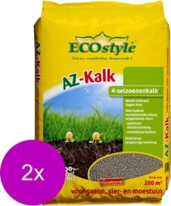 Ecostyle Az-Kalk 200 M2 - Kalk - 2 X 20 Kg -Gardena Verkoopwinkel 1000x1200
