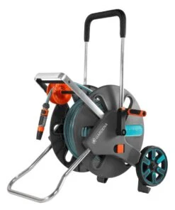 GARDENA - AquaRoll L CleverRoll L Easy Set Slangenwagen - Maximaal 50 Meter - Verstelbare Handgreep -Gardena Verkoopwinkel 1001x1200