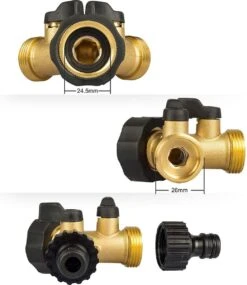 Sens Design Waterverdeler 2-weg – Messing – Past Op Europese Kranen -Gardena Verkoopwinkel 1040x1200 4