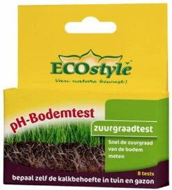 ECOstyle PH Bodemtest - Zuurtegraad Meter Voor Grond - Bepaal Kalk Behoefte Voor Tuin En Gazon - 8 Testen -Gardena Verkoopwinkel 1085x1200