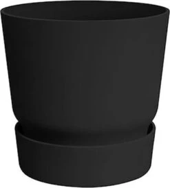 Elho Greenville Rond 40 - Grote Bloempot Voor Buiten - Gemaakt Van Gereycled Plastic - Ø 39.0 X H 36.8 Cm - Living Black -Gardena Verkoopwinkel 1089x1200 3