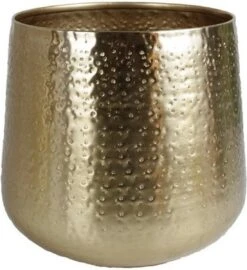 Gina Da - Bloempot - Karakter - Goud - Metaal - 15 Cm Hoog -Gardena Verkoopwinkel 1098x1200 2