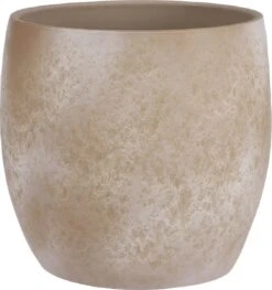 Mica Decorations Lester Bloempot - H31 X Ø33 Cm - Terracotta - Crème -Gardena Verkoopwinkel 1129x1200 4