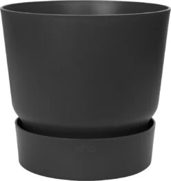 Elho Greenville Rond 40 - Grote Bloempot Voor Buiten - Gemaakt Van Gereycled Plastic - Ø 39.0 X H 36.8 Cm - Living Black -Gardena Verkoopwinkel 1134x1200 2