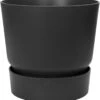 Elho Greenville Rond 40 - Grote Bloempot Voor Buiten - Gemaakt Van Gereycled Plastic - Ø 39.0 X H 36.8 Cm - Living Black -Gardena Verkoopwinkel 1135x1200 3