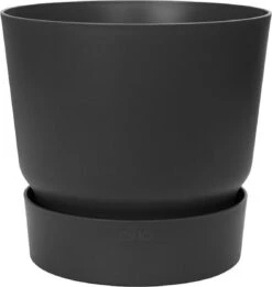 Elho Greenville Rond 40 - Grote Bloempot Voor Buiten - Gemaakt Van Gereycled Plastic - Ø 39.0 X H 36.8 Cm - Living Black -Gardena Verkoopwinkel 1135x1200 6