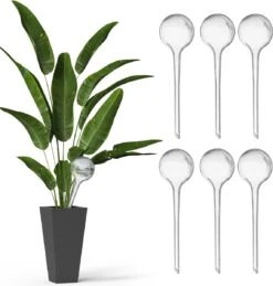 Gardena Verkoopwinkel 27 Waterdruppelaar Voor Planten - Irrigatiesysteem- Waterbol - Druppelsysteem - Watergeefsysteem Voor Kamerplanten - Plantenwatergever -6 Stuks - Transparant