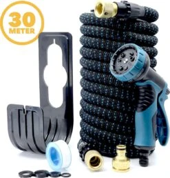 Complete Set Tuinslang Van 30 Meter Met Flexibel Ontwerp – Sproeikop Met 9 Standen – Licht In Gewicht & Makkelijk Opbergen – Uitrekbare Slang - -Gardena Verkoopwinkel 1149x1200 5