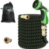 MD-Goods ® Super Sterk Uitrekbare Tuinslang Tot 30 Meter + GRATIS Tas En Koppelstuk - Tuinsproeier - Tuin Besproeien - Waterslang - Sproeikop - Groen - Flexibel Elastisch -Gardena Verkoopwinkel 1162x1200 1