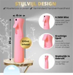 Merkloos Multifunctioneel Mist Sprayer Roze - Mist Verstuiver Water - Waterspray - Waterverstuiver Haar - Mist Sprayer - Spuitfles Haar - Plantenspuit - 300 Ml 11 Merkloos Multifunctioneel Mist Sprayer Roze - Mist Verstuiver Water - Waterspray - Waterverstuiver Haar - Mist Sprayer - Spuitfles Haar - Plantenspuit - 300 Ml -Gardena Verkoopwinkel 1166x1200