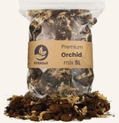 SYBASoil Orchidee Mix 5L - Turfvrije Potgrond Mix - 6 Maanden Voeding