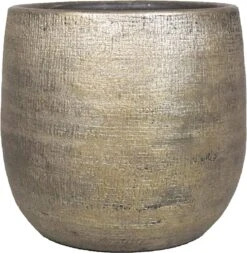 Luxe Plantenpot/bloempot Goud Mira Van Keramiek 35 Cm - Keramische Plantenpotten/plantenbakken -Gardena Verkoopwinkel 1172x1200 1