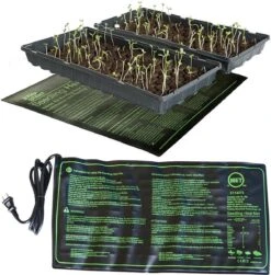 Merkloos Kweekmat - Verwarmingsmat Planten - 52 X 52 Cm - Zaden - Stekjes - Kiemen - Ook Geschikt Voor Onder Terrariums - Spat Waterdicht - 45 Watt- Zonder Regelaar -Gardena Verkoopwinkel 1180x1200 1