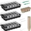 Navaris Zaden Starter Groei Set - 63-delige Set Met Potten Trays Deksel Labels Potlood Gatenmaker En Spatel - Kweek Nieuwe Planten -Gardena Verkoopwinkel 1181x1200 3