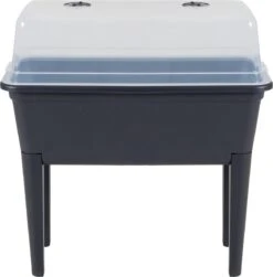 WDMT™ Extra Grote Kweekbak 50L | 76 X 37 X 60 Cm | Kweektafel | Mini Tuin | Verhoogde Kweekbak | Kweektuin | Kweekbak | Zwart -Gardena Verkoopwinkel 1182x1200