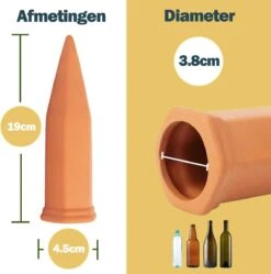 Bloomin Waterdruppelaar Van Terracotta - Waterdruppelaar Voor Planten - Druppelsysteem - Irrigatiesysteem - Watergeefsysteem - Bewateringssysteem - 8 Stuks -Gardena Verkoopwinkel 1188x1200 2