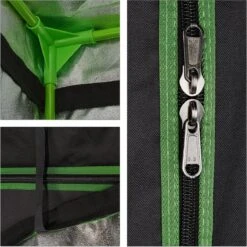 Relaxdays Growtent Binnen - Kweektent In Huis - Growbox - Planten Kweken - Groen/zwart - 40 X 40 X 120 Cm -Gardena Verkoopwinkel 1198x1200 5