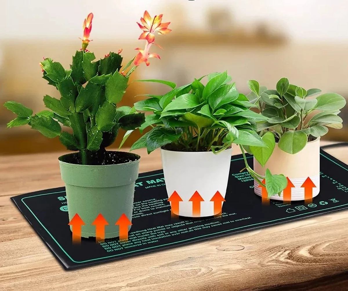 Kweekmat - Verwarmingsmat Planten - 10 X 52,5 Cm- Zaden - Stekjes - Kiemen - Ook Geschikt Voor Onder Terrariums - Spat Waterdicht - 7 Watt 4 Kweekmat - Verwarmingsmat Planten - 10 X 52,5 Cm- Zaden - Stekjes - Kiemen - Ook Geschikt Voor Onder Terrariums - Spat Waterdicht - 7 Watt - Afbeelding 2