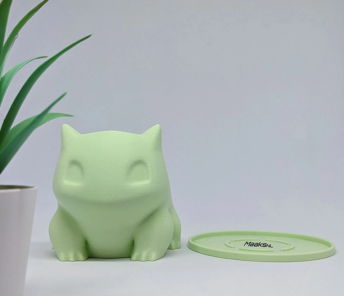 Merkloos Pokémon Bulbasaur Bloempot - Inclusief Opvangschaal - Pastelgroen 5 Merkloos Pokémon Bulbasaur Bloempot - Inclusief Opvangschaal - Pastelgroen - Afbeelding 3