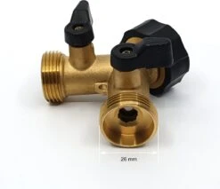 Horvitus Waterverdeler 2 Weg - Y Stuk Kraan Splitter - Voor Europese Kranen - Messing -Gardena Verkoopwinkel 1200x1034