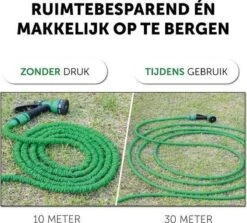 Merkloos Tuinslang - Tuinslag Flexibel - Tuinslag Flexibel 15M -15 Meter - Tuinslangen - Uitrekbaar - Met Koppelstuk - 7 In 1 Sproeikop -Gardena Verkoopwinkel 1200x1082 3