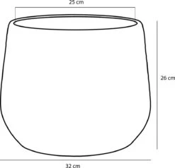 Mica Decorations Clemente Bloempot - H25,5 X Ø32 Cm - Terracotta - Goud -Gardena Verkoopwinkel 1200x1155 5