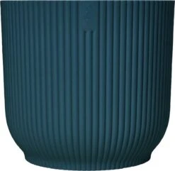 Elho Vibes Fold Rond 22 - Bloempot Voor Binnen - Ø 22.0 X H 20.2 Cm - Diepblauw -Gardena Verkoopwinkel 1200x1173 3