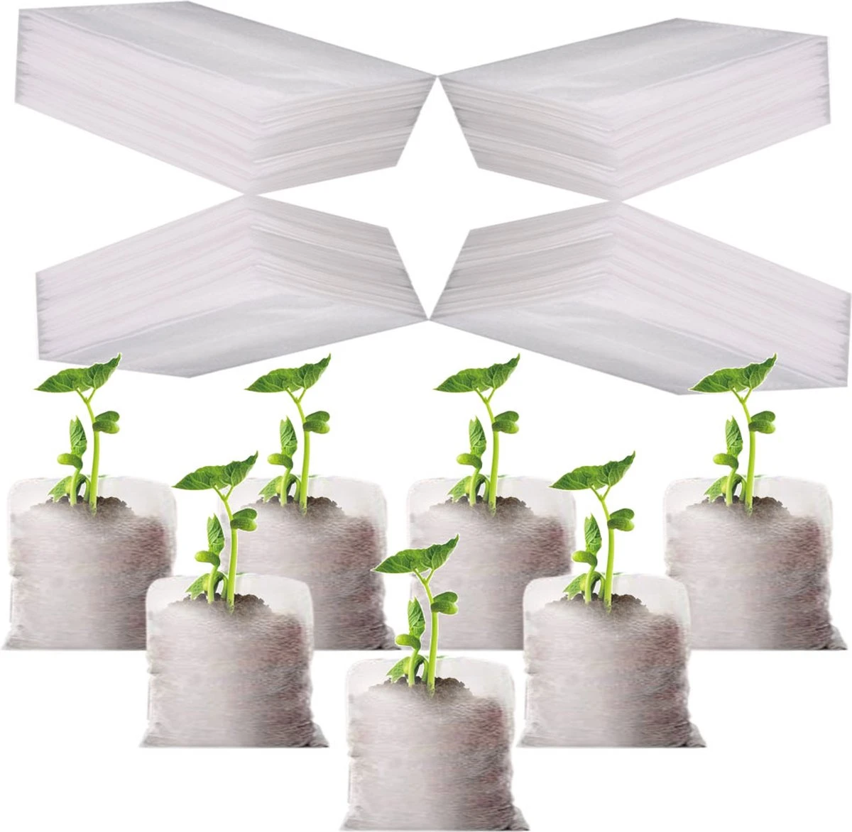 BioGrow | Milieuvriendelijke Groeipotjes | 20 Stuks | Ø7x9cm | Biologisch Afbreekbaar | Gemaakt Van Bamboe | Ideaal Voor Stekken, Zaaien En Groeien | Geschikt Als Turfpotjes, Stekzakjes, Groeibakjes En Zaaibakjes 3 BioGrow | Milieuvriendelijke Groeipotjes | 20 Stuks | Ø7x9cm | Biologisch Afbreekbaar | Gemaakt Van Bamboe | Ideaal Voor Stekken, Zaaien En Groeien | Geschikt Als Turfpotjes, Stekzakjes, Groeibakjes En Zaaibakjes