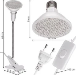 Merkloos Led Kweeklamp - Groeilamp - Bloeilamp Voor Planten - E27 Fitting - 200 LEDS - Met Klemhouder 20 Merkloos Led Kweeklamp - Groeilamp - Bloeilamp Voor Planten - E27 Fitting - 200 LEDS - Met Klemhouder -Gardena Verkoopwinkel 1200x1183