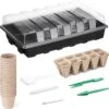 Navaris Zaden Starter Groei Set - 47-delige Set Met Potten Trays Deksel Labels Potlood Gatenmaker En Spatel - Kweek Nieuwe Planten -Gardena Verkoopwinkel 1200x1194