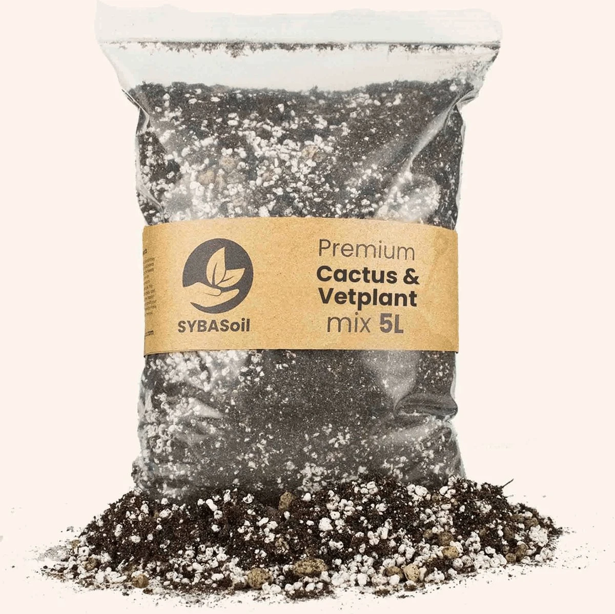 SYBASoil Cactus & Vetplant Mix 5L - Turfvrije Potgrond Mix - 6 Maanden Voeding 3 SYBASoil Cactus & Vetplant Mix 5L - Turfvrije Potgrond Mix - 6 Maanden Voeding