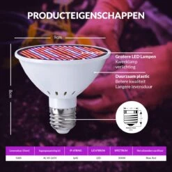 MM Brands Groeilamp - Led Full Spectrum 290 Led - Kweeklamp Voor Planten - Grow Light -Gardena Verkoopwinkel 1200x1200 108