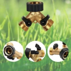 Y Stuk Kraan - Kraan Splitter - Waterverdeler - Buitenkraan - Waterverdeler 2 Weg – Messing - Afzonderlijk Af Te Sluiten -Gardena Verkoopwinkel 1200x1200 1104