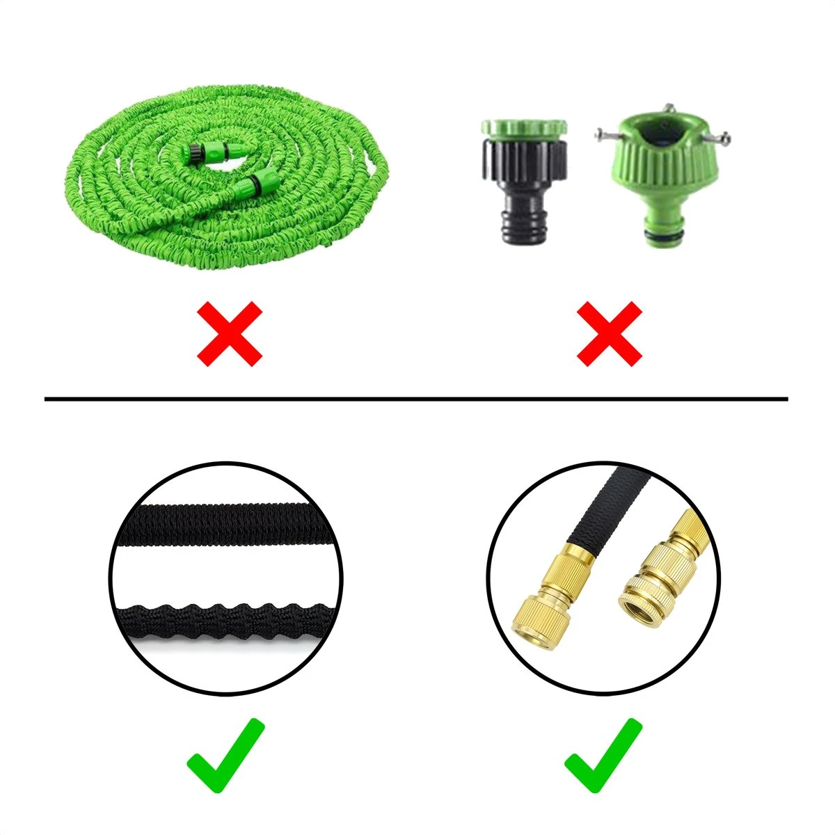 In Round Flexibele Tuinslang – 22,5 Meter – Sproeikop, Tuinslanghouder 4 In Round Flexibele Tuinslang – 22,5 Meter – Sproeikop, Tuinslanghouder - Afbeelding 2