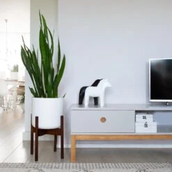 LifeGoods Planten Standaard - Uitschuifbare Bloempothouder - 20 Tot 30 Cm - Donker Bamboe -Gardena Verkoopwinkel 1200x1200 1191