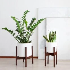 LifeGoods Planten Standaard - Uitschuifbare Bloempothouder - 20 Tot 30 Cm - Donker Bamboe -Gardena Verkoopwinkel 1200x1200 1192