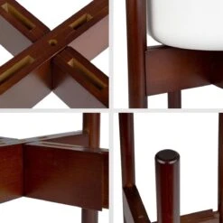 LifeGoods Planten Standaard - Uitschuifbare Bloempothouder - 20 Tot 30 Cm - Donker Bamboe -Gardena Verkoopwinkel 1200x1200 1193