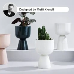 Iittala Nappula - Bloempot - Bloempotten Voor Binnen En Buiten - Plantenpotten - Wit - 230 X 155 Mm - 1 Stuk -Gardena Verkoopwinkel 1200x1200 1310