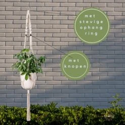 Plantenhanger Macrame Set Van 2 - Plantenhanger Met Ruimte Voor 3 Potten - Luxe Gevlochten Touw 100% Katoen - Duurzaam - Plantenbakken - Bloempotten - Macramé Stijl Hanger Voor Bloempotten - Hangpot - Fienosa -Gardena Verkoopwinkel 1200x1200 1361