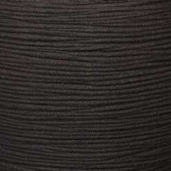 Capi Europe - Bloempot Vierkant Rib NL - 30x30x30 - Zwart - Voor Binnen En Buiten - KBLR902 -Gardena Verkoopwinkel 1200x1200 1381