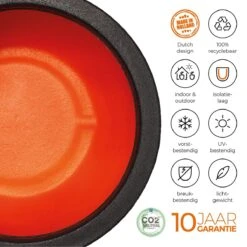 Capi Europe - Vaas Elegant Deluxe Rib NL - 56x84 - Zwart - Voor Binnen En Buiten - KBLR1132 -Gardena Verkoopwinkel 1200x1200 1383