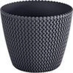Prosperplast 1x Kunststof Splofy Bloempotten 30 Cm Antraciet - Bloempotten/plantenpotten Voor Binnen En Buiten -Gardena Verkoopwinkel 1200x1200 1405
