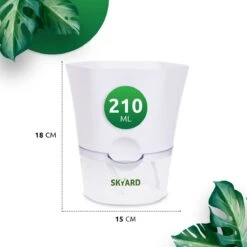 SKYARD® 3 Stuks Zelfwaterende Bloempot Maat M – Milieuvriendelijk Watergeefsysteem Kamerplanten – Zelfwatergevende Pot – Bloempot Met Waterreservoir – Selfwatering Pot – Wit -Gardena Verkoopwinkel 1200x1200 1449