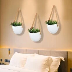 Plantenhanger Keramiek – Set Van 3 – Wit Steen- Hangpot – Hangende Bloempot Plantenpot - 3 Verschillende Koorden - 18 X 11 X 7 Cm 16 Plantenhanger Keramiek – Set Van 3 – Wit Steen- Hangpot – Hangende Bloempot Plantenpot - 3 Verschillende Koorden - 18 X 11 X 7 Cm -Gardena Verkoopwinkel 1200x1200 1474