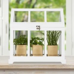 Relaxdays Mini Kweekkas - Set Van 2 - Kleine Plantenkas Binnen - Mini Kas - Vensterbank -Gardena Verkoopwinkel 1200x1200 150