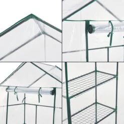 Tuinkas Hoorn Met 4 Planken 140x73x195 Cm Transparant -Gardena Verkoopwinkel 1200x1200 170