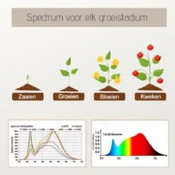 A Sunny Day Kweeklamp LED Warm Wit Licht Inclusief USB Voeding En Tafelclip - Groeilamp Voor De Bloei Van Planten - Zonlicht Lamp - Grow Light - 40 Watt - Automatisch Timer Voor 3-9-12 Uur -Gardena Verkoopwinkel 1200x1200 193