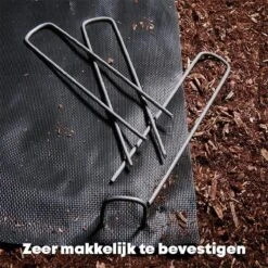 YUGN 80 Gronddoekpennen - Gegalvaniseerd Anti Roest Grondpennen - Makkelijke Bevestiging Door Scherpe Punten - O.a. Voor Worteldoek Gronddoek Kunstgras Of Haring Voor Kampeertenten - 15.5x2.5x0.3CM - Vaderdag Cadeau -Gardena Verkoopwinkel 1200x1200 210