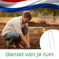 YUGN 80 Gronddoekpennen - Gegalvaniseerd Anti Roest Grondpennen - Makkelijke Bevestiging Door Scherpe Punten - O.a. Voor Worteldoek Gronddoek Kunstgras Of Haring Voor Kampeertenten - 15.5x2.5x0.3CM - Vaderdag Cadeau -Gardena Verkoopwinkel 1200x1200 212