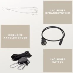 A Sunny Day 1000 Watt LED Groeilamp - Kweeklamp - Groei En Bloei - Grow Light - Full Spectrum - 1000 Watt - 100 Dual Chip LEDs -Gardena Verkoopwinkel 1200x1200 240